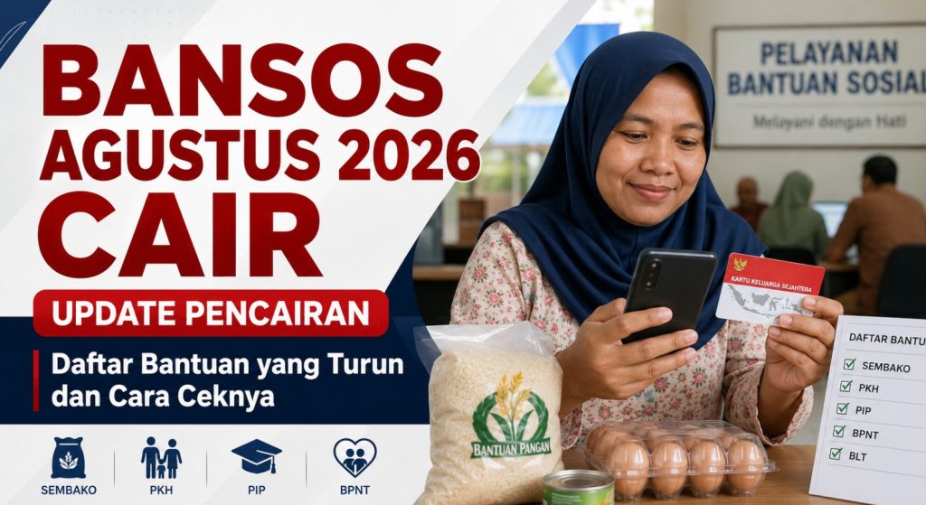 Bansos Agustus 2026 Cair Daftar Bantuan yang Turun dan Cara Ceknya