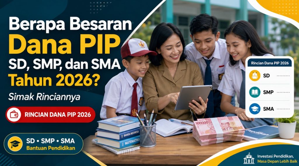 Berapa Besaran Dana PIP SD, SMP, dan SMA