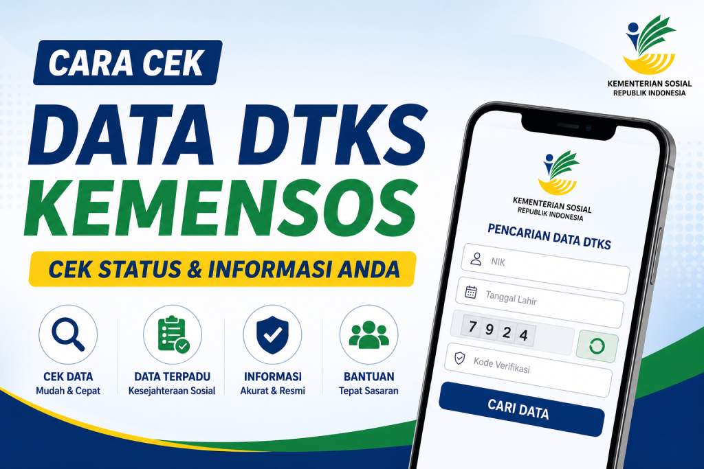 Cara Cek Data DTKS Kemensos