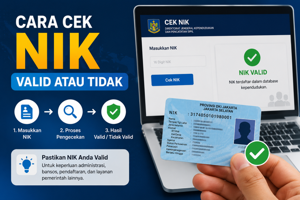 Cara Cek ik Valid atau Tidak