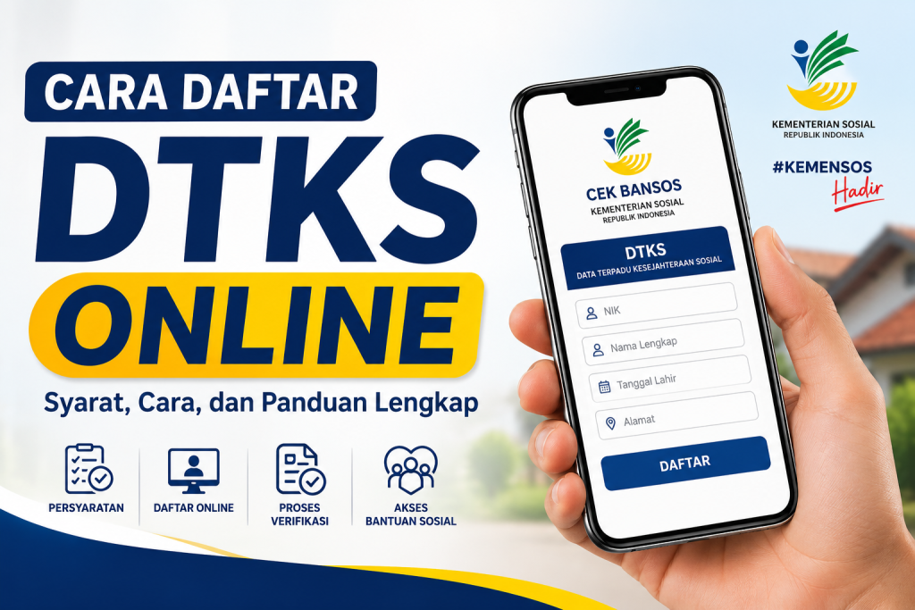 Cara Daftar DTKS Online