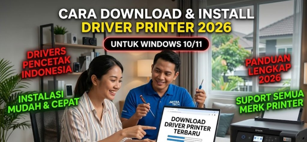 Cara Download & Install Driver Printer 2026 untuk Windows 1011