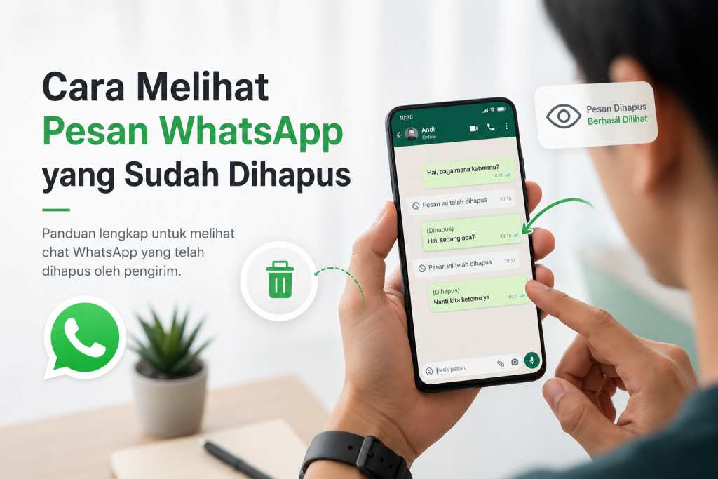 Cara Melihat Pesan WhatsApp yang Sudah Dihapus