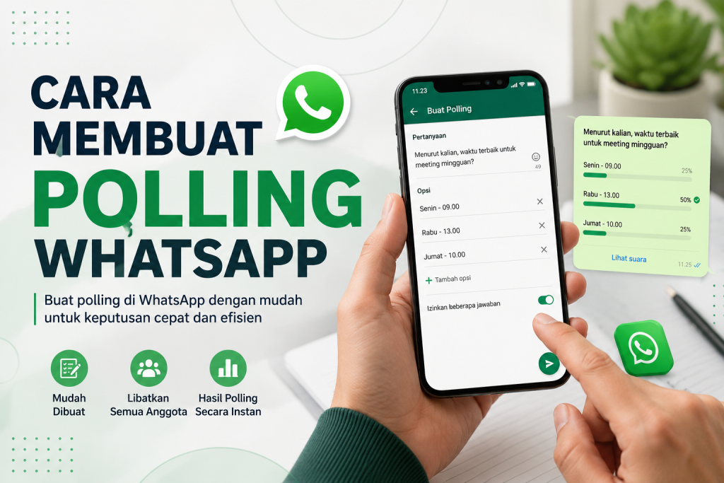 Cara Membuat Polling WhatsApp