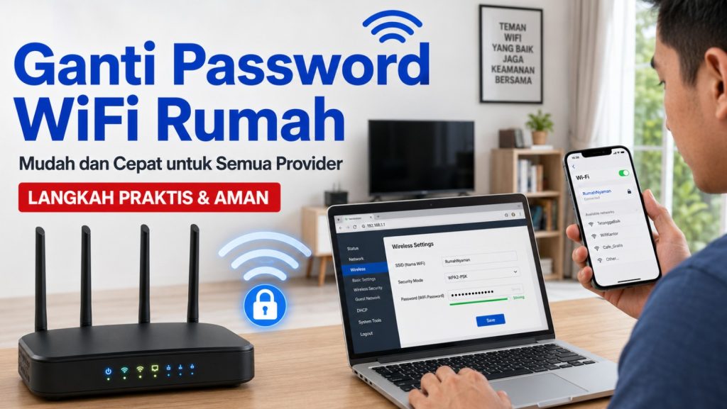 Cara Mengganti Password WiFi