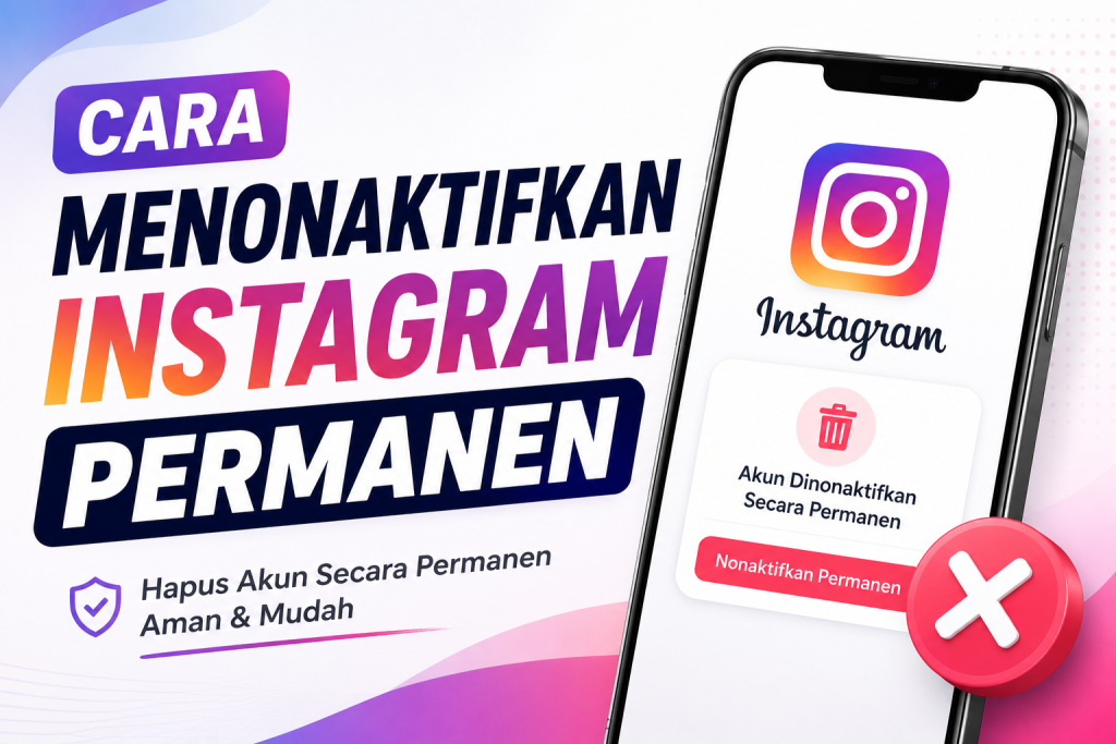 Cara Menonaktifkan Instagram Permanen