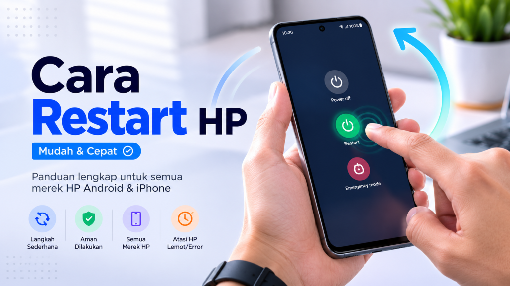 Cara Restart HP