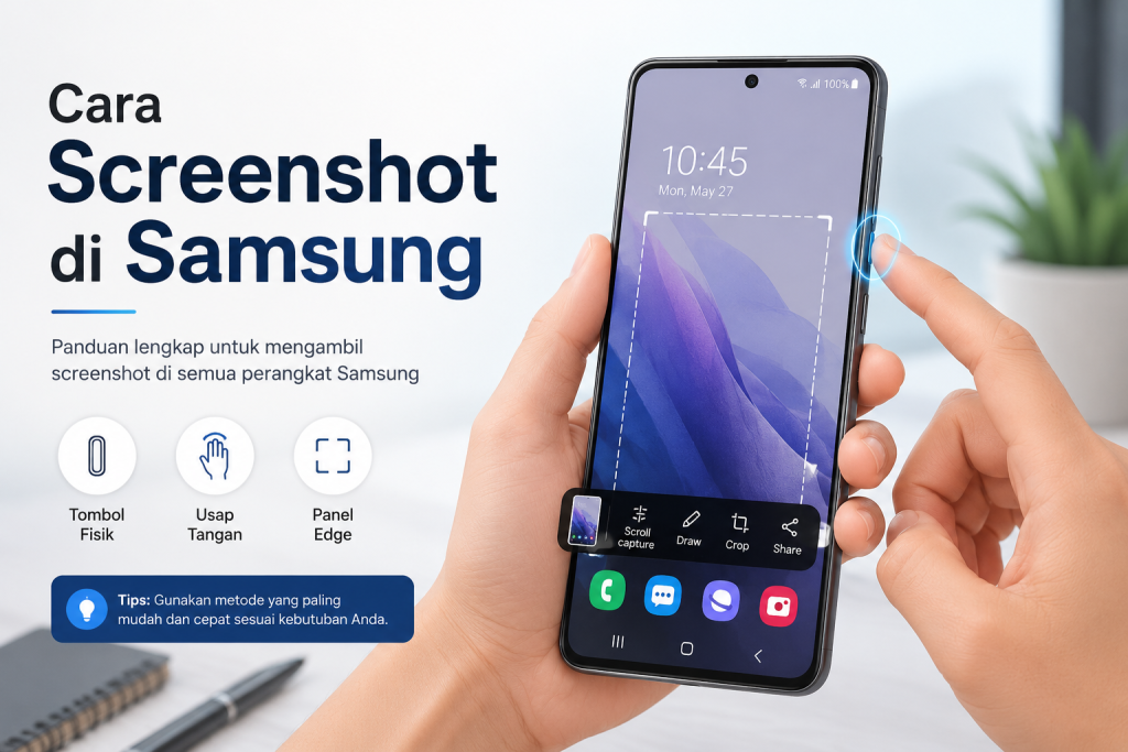 Cara Screenshot di Semua Tipe Samsung