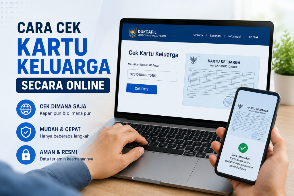 Cara cek kartu keluarga secara online