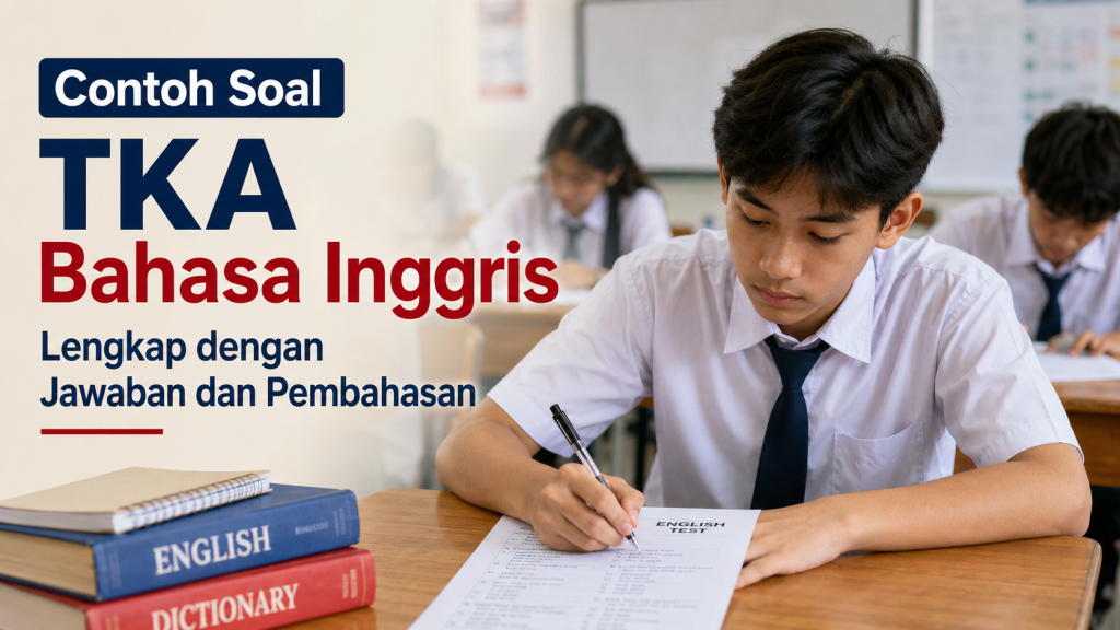 Contoh Soal TKA Bahasa Inggris Lengkap dengan Jawaban dan Pembahasan