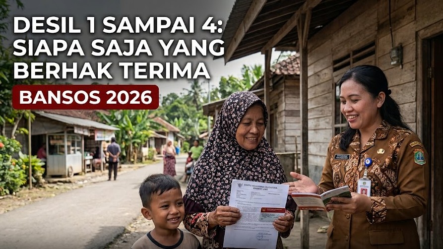 Desil 1 sampai 4 Siapa Saja yang Berhak Terima Bansos 2026
