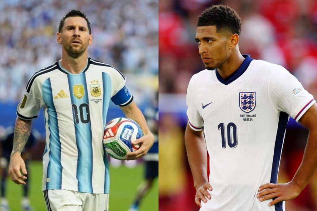 Head to head Argentina vs Inggris