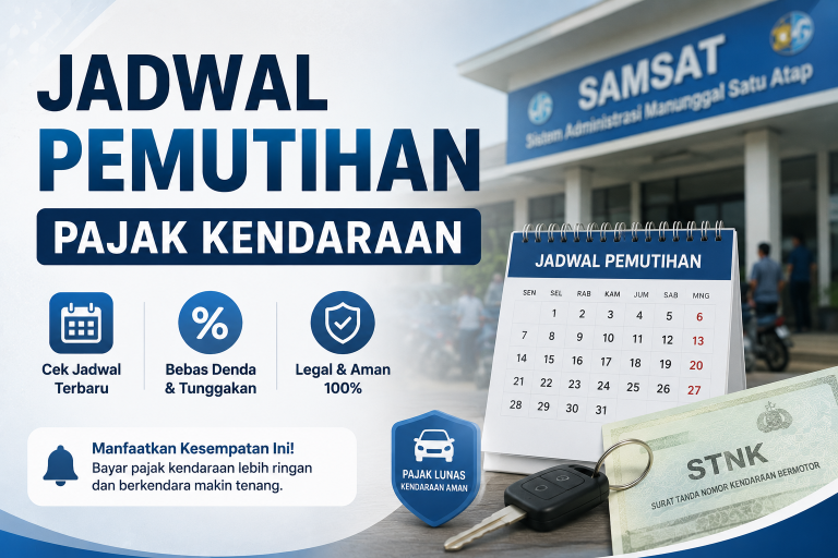 Jadwal Pemutihan Pajak Kendaraan di Semua Daerah di Indonesia 2026