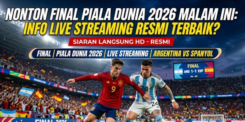 Nonton Final Piala Dunia 2026 Malam Ini Info Live Streaming Resmi Terbaik