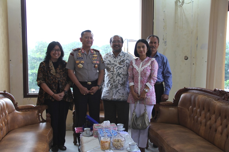Rektor ITERA Silaturahmi ke Polda Lampung