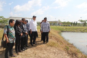 Dirjen Sumber Daya Air Tinjau Embung ITERA