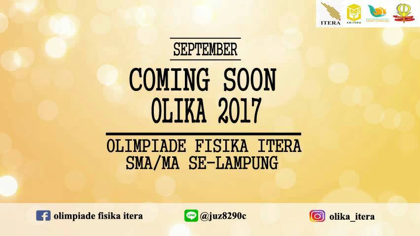 Olimpiade Fisika yang ke-3 (Olika3) ITERA