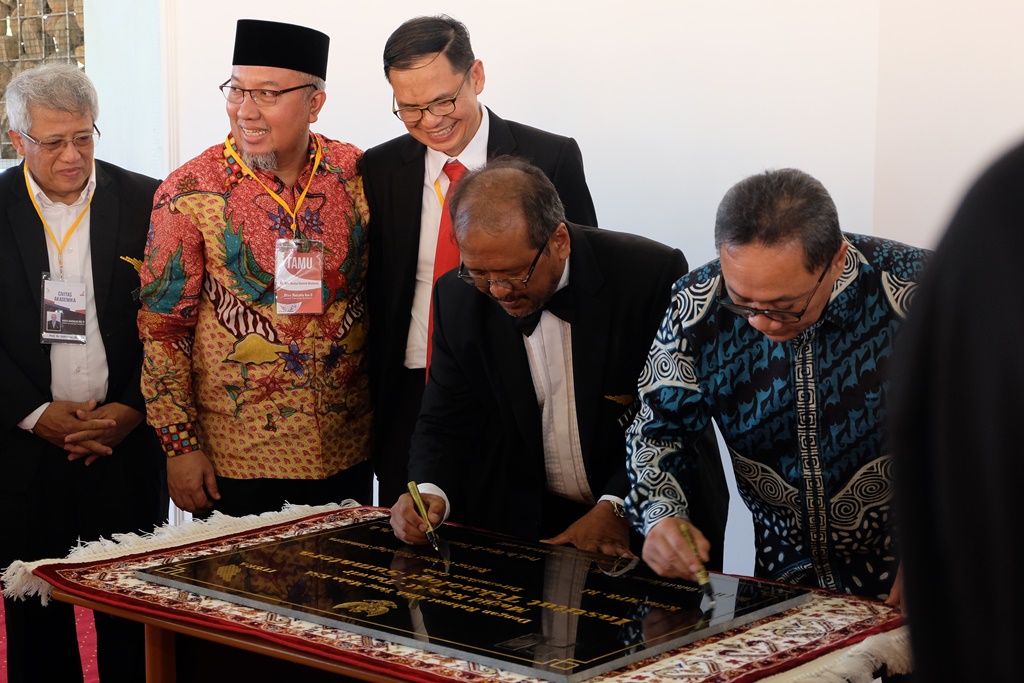 Ketua MPR Resmikan Pembangunan Tahap I Masjid Raya At-Tanwir ITERA