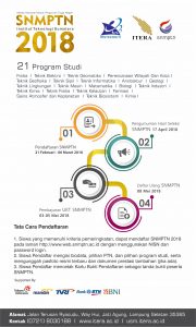 Pendaftaran SNMPTN 2018 Dimulai, 21 Prodi ITERA Siap Terima 1.169 Mahasiswa