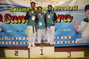 Tim Taekwondo ITERA Borong 5 Medali Emas
