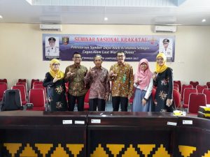 DOSEN BIOLOGI ITERA MENGHADIRI SEMINAR NASIONAL KRAKATAU 2017