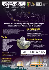 Simposium Observatorium Astronomi Lampung 2019