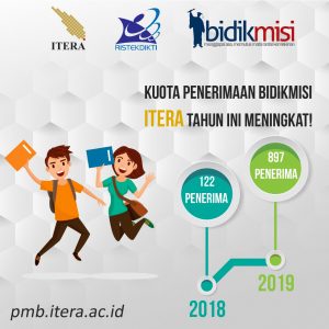 Kuota Beasiswa Bidikmisi ITERA Meningkat