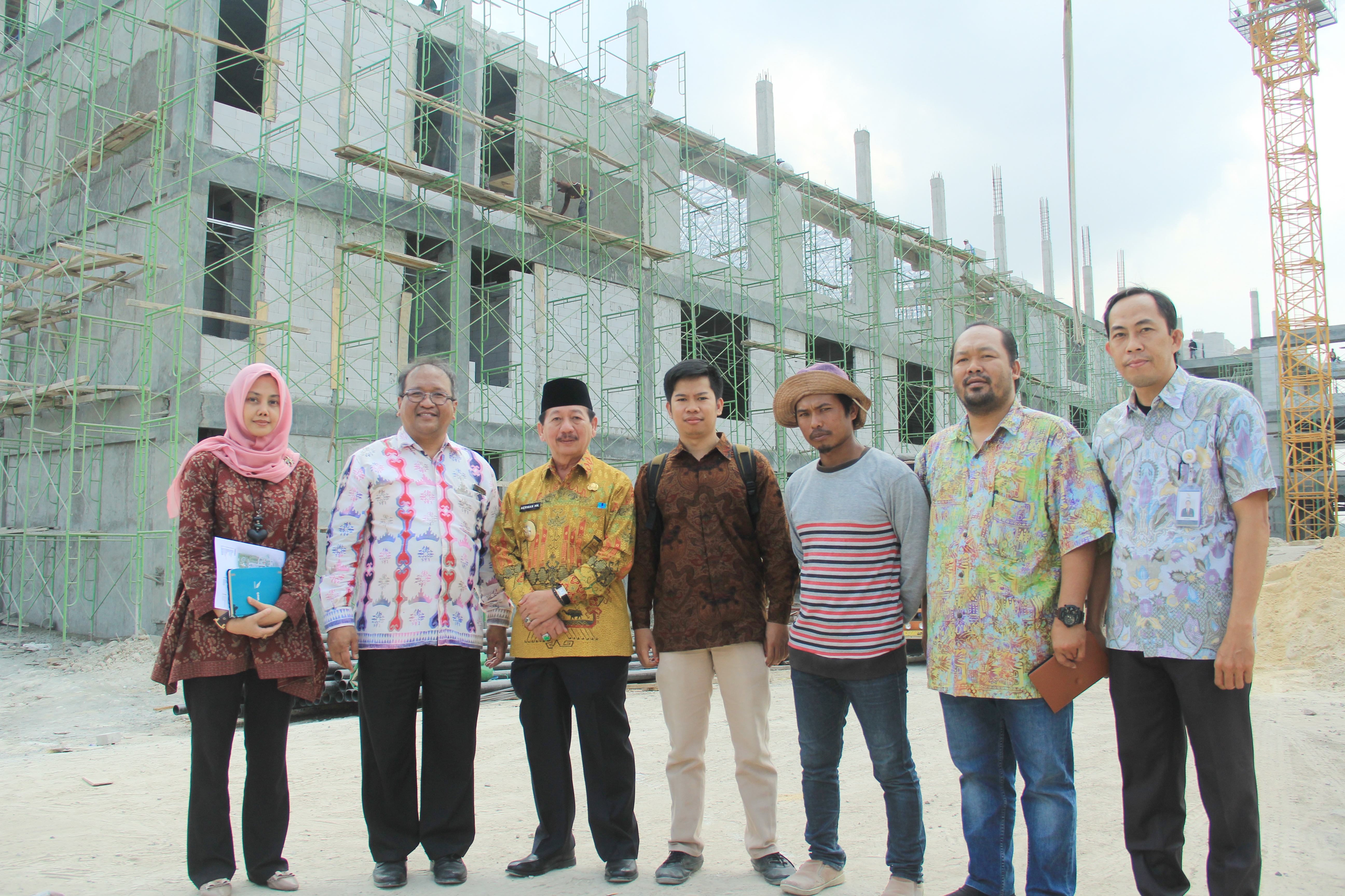 Wali Kota Bandar Lampung Tinjau Pembangunan Gedung F ITERA