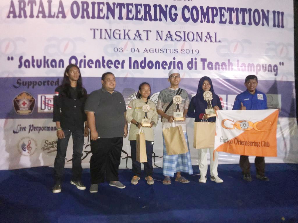 Mahasiswa ITERA Juara Orienteering Nasional