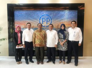 Rektor ITERA Silaturahmi dengan Pimpinan PT PP dan Jasa Marga