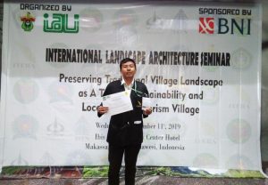 Mahasiswa Arsitektur Lanskap ITERA Berprestasi di International Landscape Architecture Student Camp 2019