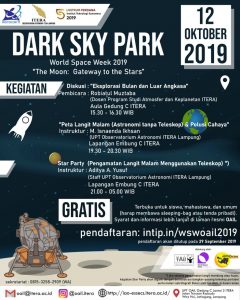 Peringatan Pekan Antariksa Dunia 2019 di ITERA