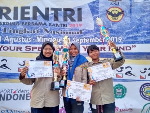 Tiga Mahasiswi ITERA Juara Orienteering Nasional