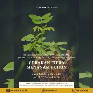 Gerakan ITERA Menanam Pohon 2019