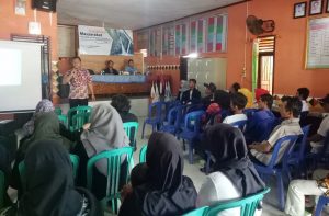 Mahasiswa KKN ITERA Inisiasi Desa Tangguh Bencana di Tanggamus