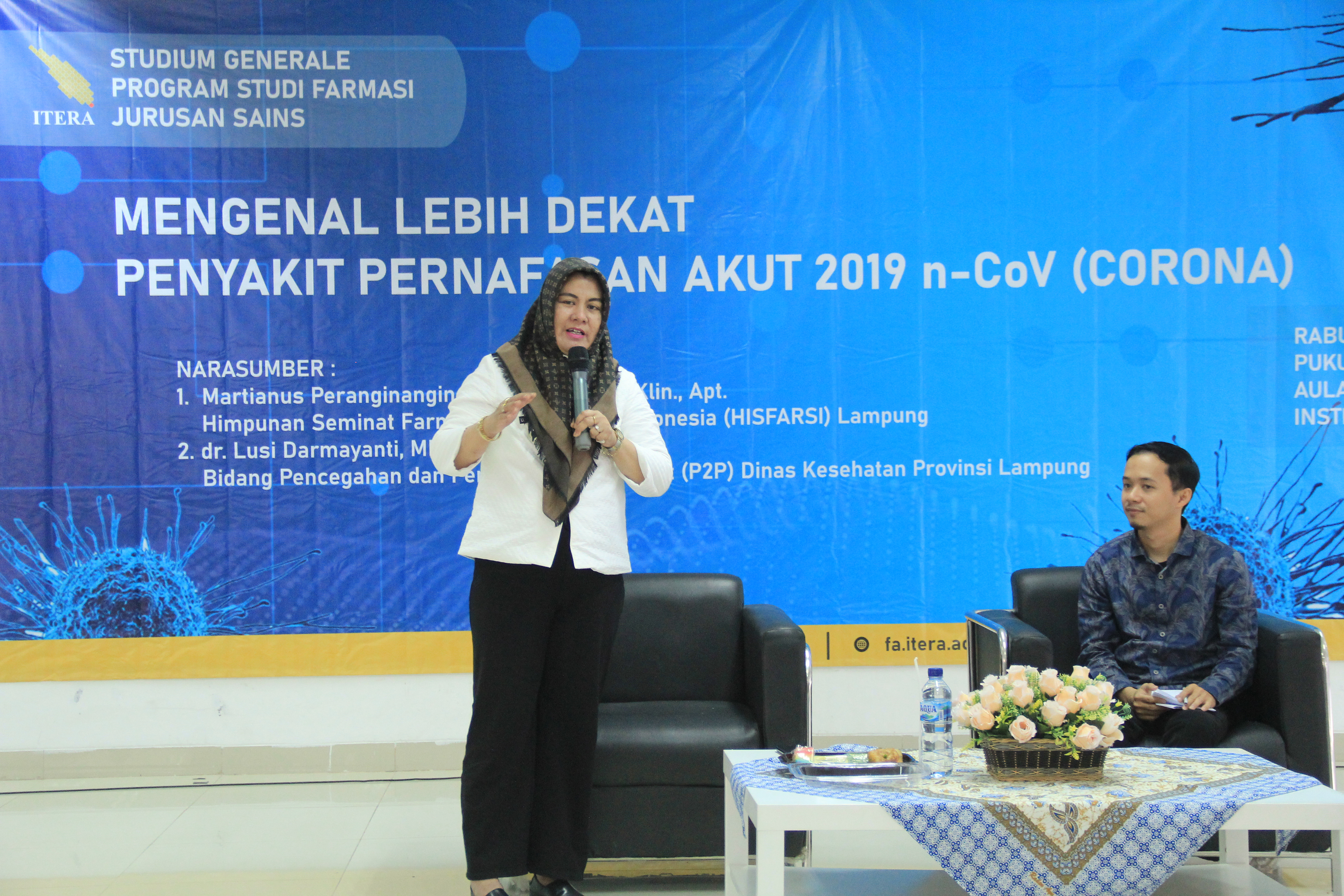 Studium Generale Farmasi Itera Kupas Seputar Covid-19