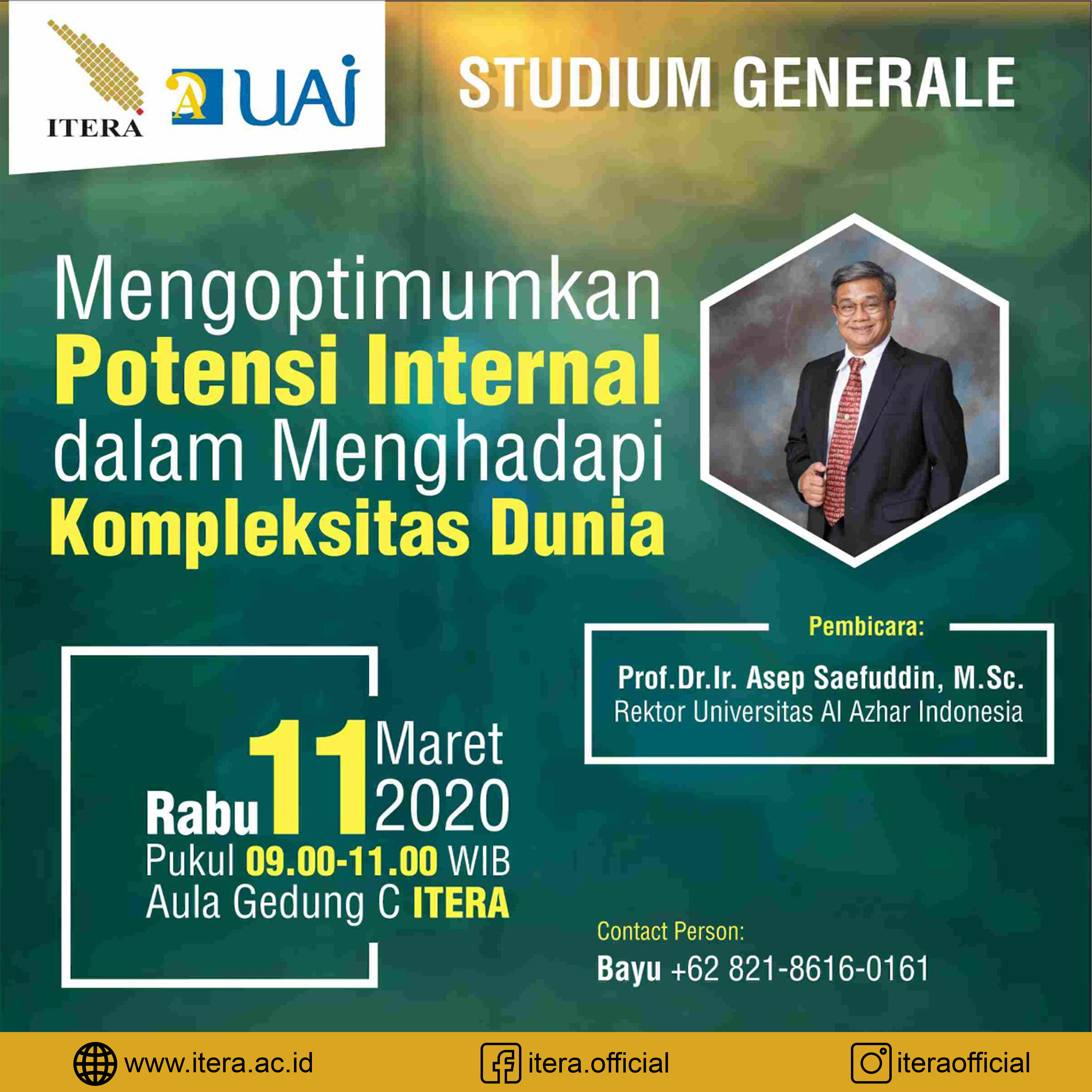 Studium Generale Optimalize Inner Potential in Facing World Complexity