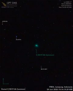 OAIL ITERA Tangkap Kemunculan Komet Lemmon