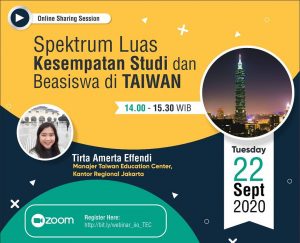 Sharing Session IIO Bahas Keberhasilan Penanganan Covid Hingga Peluang Beasiswa di Taiwan