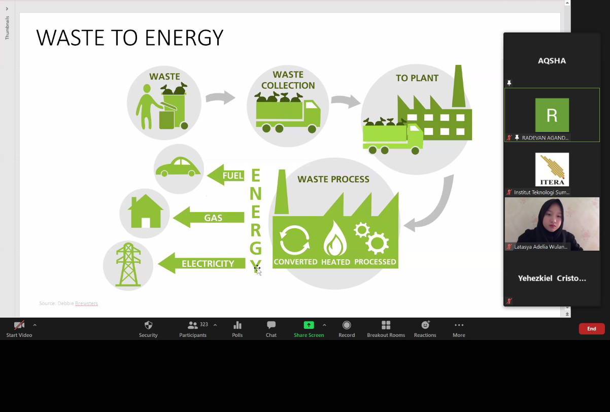 Seminar Himatekia ITERA Bahas Konversi Limbah Menjadi Energi