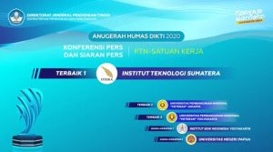 ITERA Raih Empat Penghargaan dalam Anugerah Humas Dikti 2020