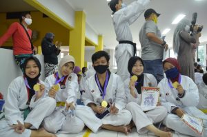 Mahasiswa ITERA Raih Lima Medali Emas di Ajang Begawi Taekwondo Lampung