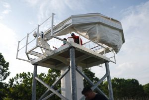 Rektor ITERA Tinjau Pembangunan Stasiun Internasional Pengamat Bulan