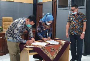 ITERA dan Dinas PMDT Lampung Bahas Lokasi Jatuhnya Meteorit Jadi Kawasan Wisata