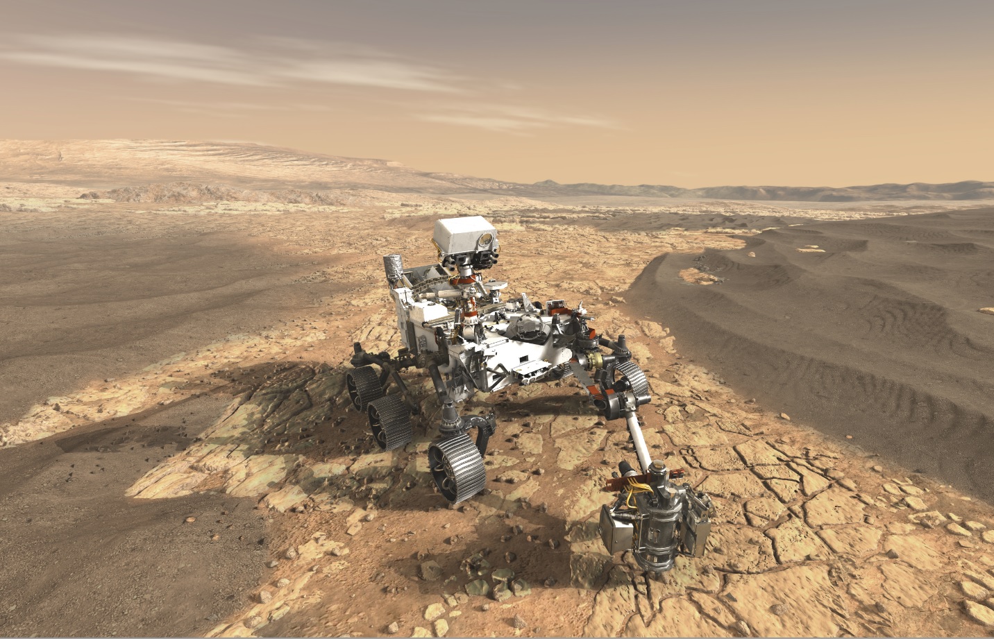 Tim Peneliti ITERA Simak Momen Pendaratan Rover Mars NASA