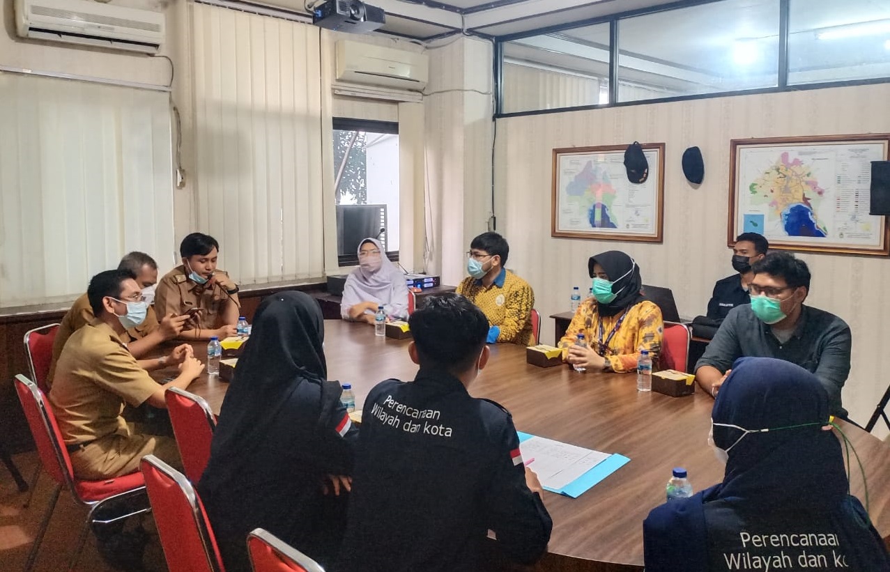 Prodi PWK ITERA Bahas Tata Ruang Kota Bersama Dinas Perumahan dan Permukiman Bandar Lampung
