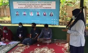 Dosen Teknik Biosistem ITERA Latih Petani Olah Sampah Organik