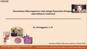 Purino Material Hayati dan Material Alami ITERA Bahas Pemanfaatan Mikroorganisme Lokal sebagai Pengawet Makanan