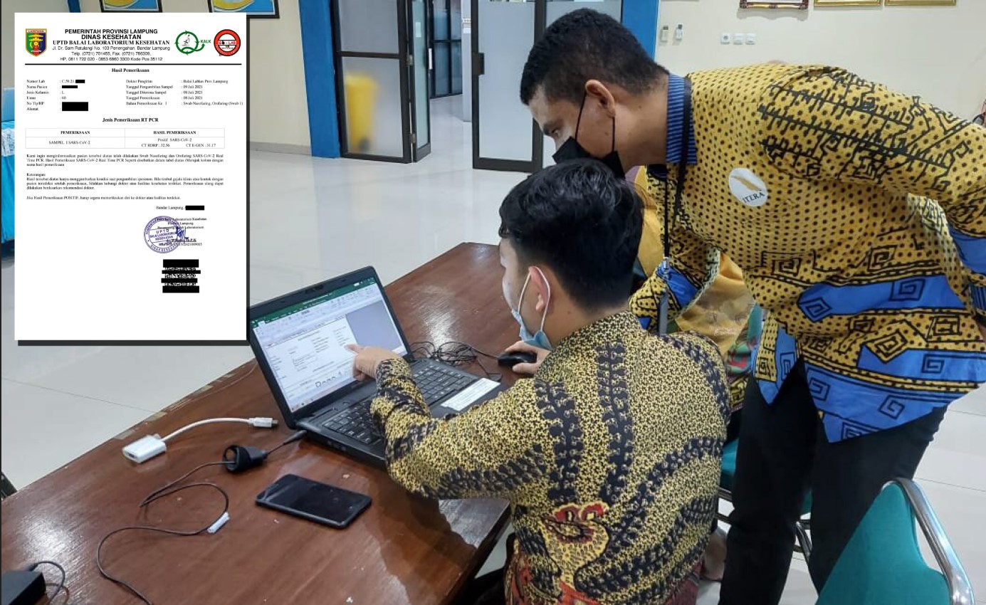 Antisipasi Surat Tes Covid-19 Palsu, Dosen ITERA Ciptakan Aplikasi Tandatangan Digital Labkesda