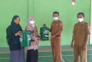 Mahasiswa ITERA Buat Alat Cuci Tangan Otomatis   